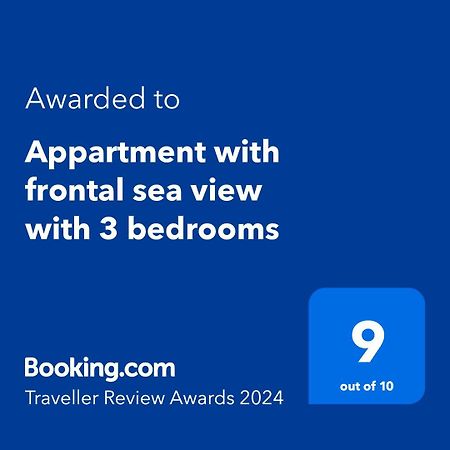 Appartment With Frontal Sea View With 3 Bedrooms Коксейде Екстериор снимка